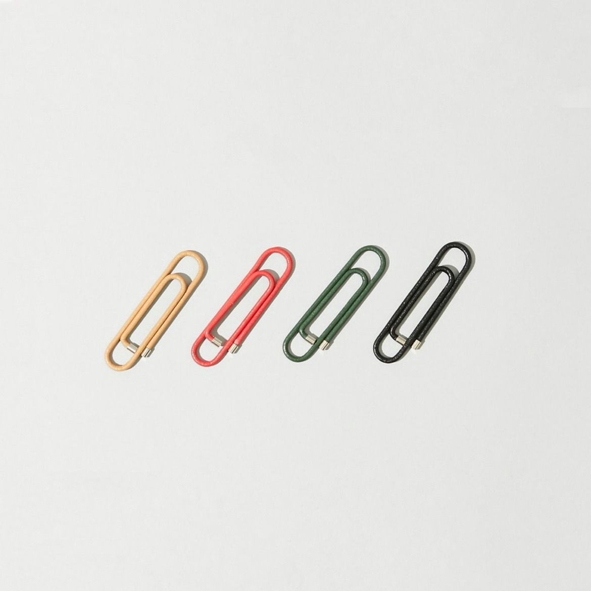 【残り一点】Leather Wrap Gem Clip LW