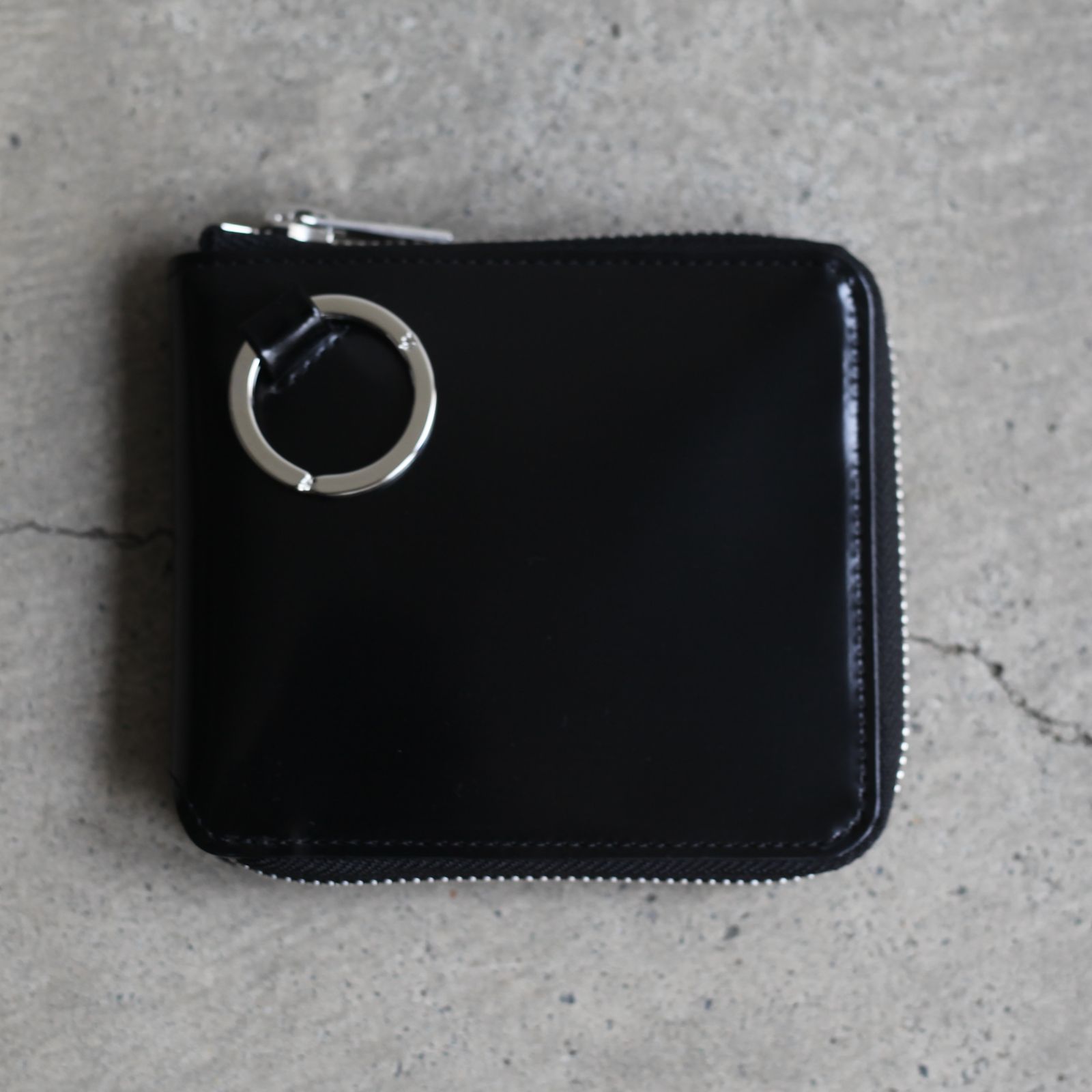 th products - 【残りわずか】Zip Around Wallet(BLACK×SILVER