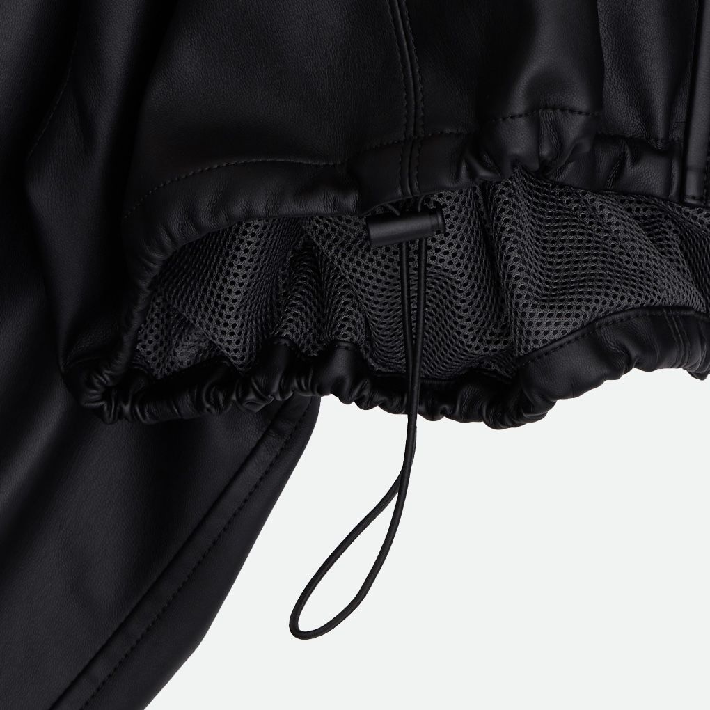 NOUNLESS - 【残り一点】Fake Leather Short Anorak | ACRMTSM