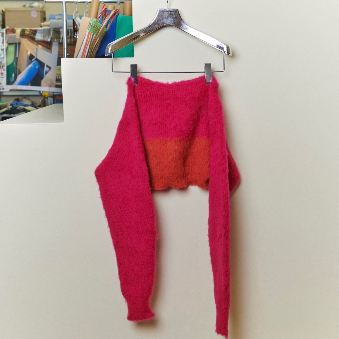 【残り一点】Fuzzy Short Knit