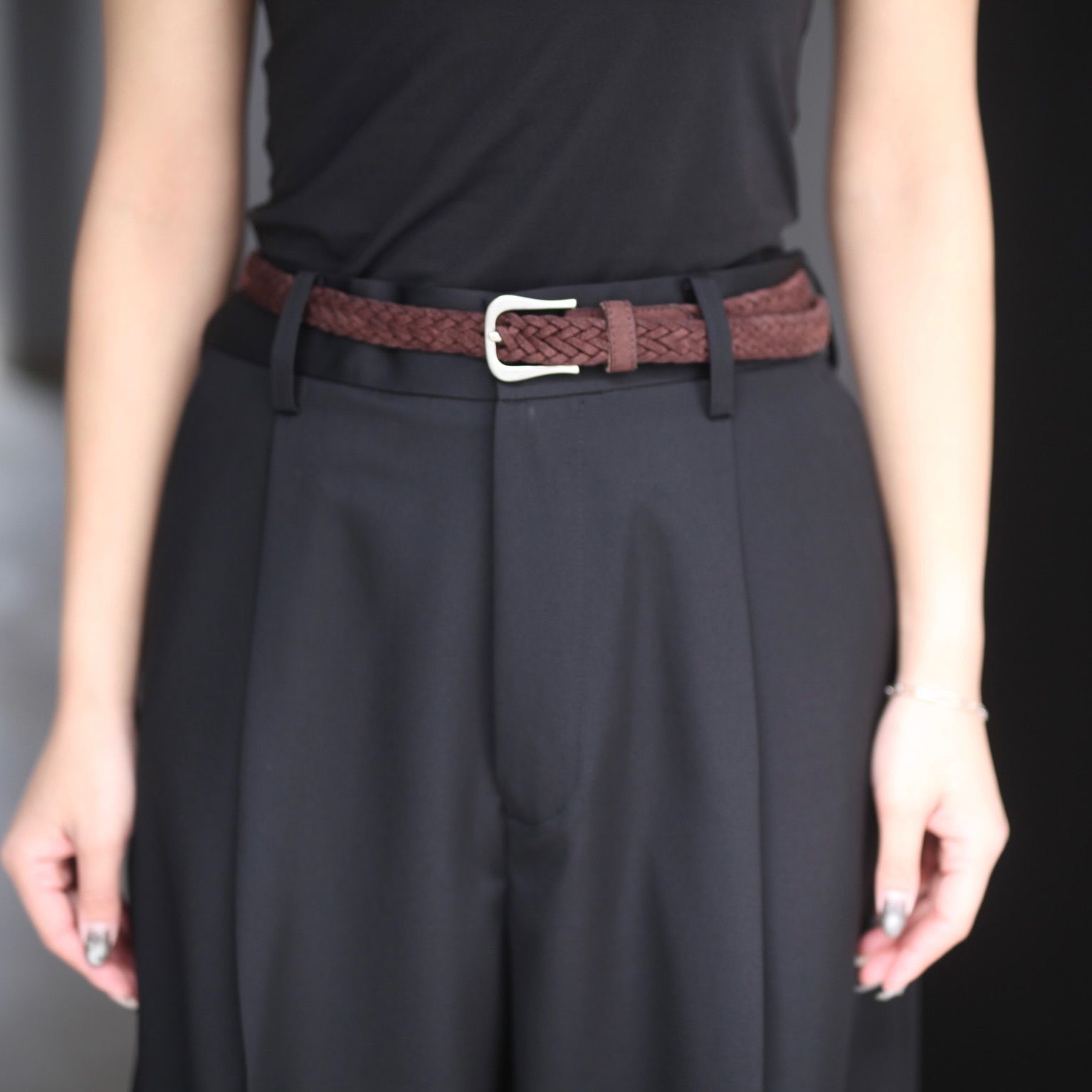 美品 stein DOUBLE WIDE TROUSERS スラックス stein / シュタイン】DOUBLE WIDE TROUSERS - BLACK | 公式通販
