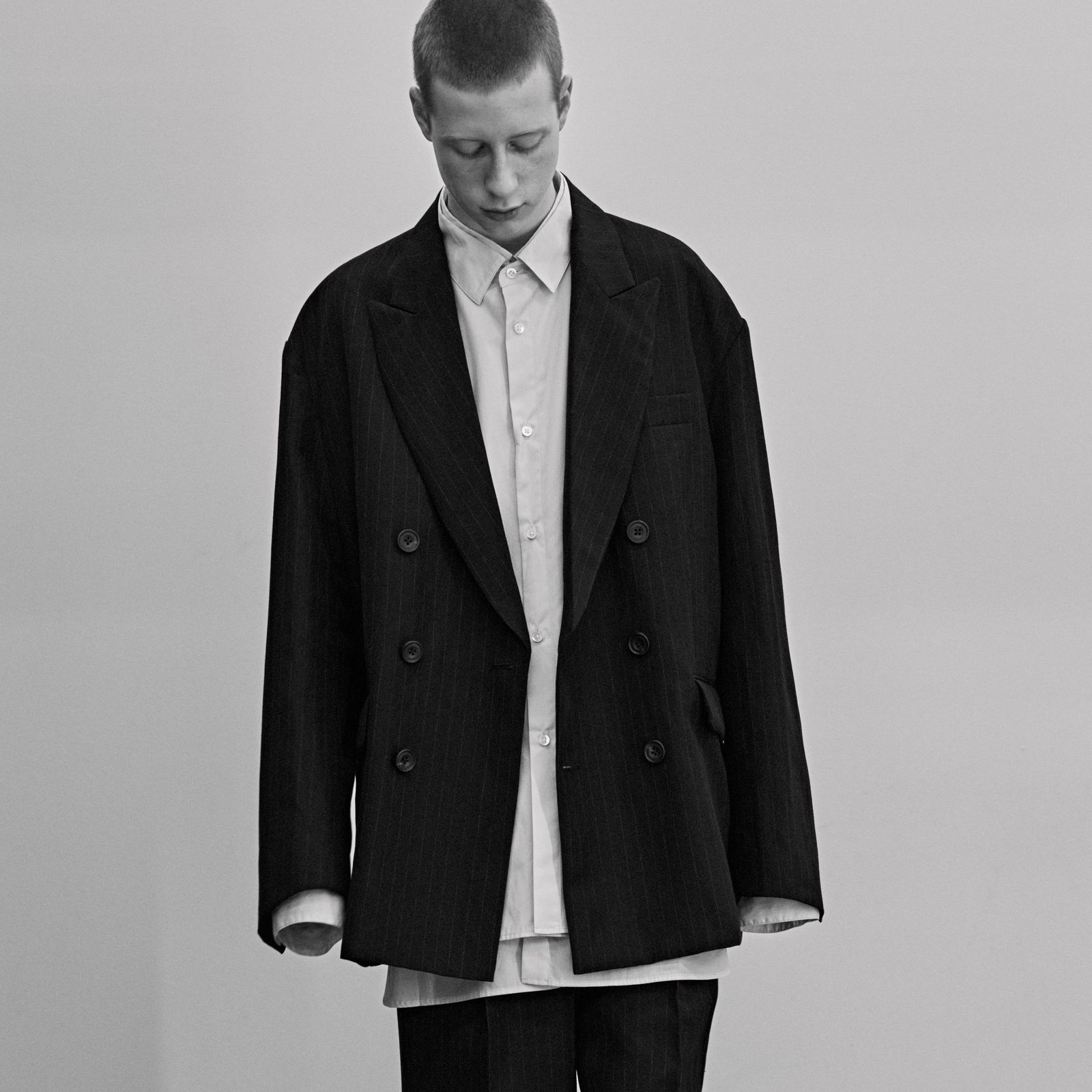 stein OVERSIZED DOUBLE BRESTED JACKET