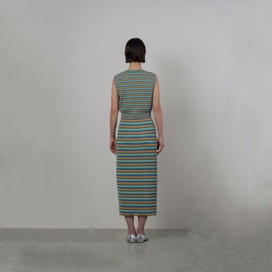 【残り一点】Lulex Multiborder Knitted Skirt