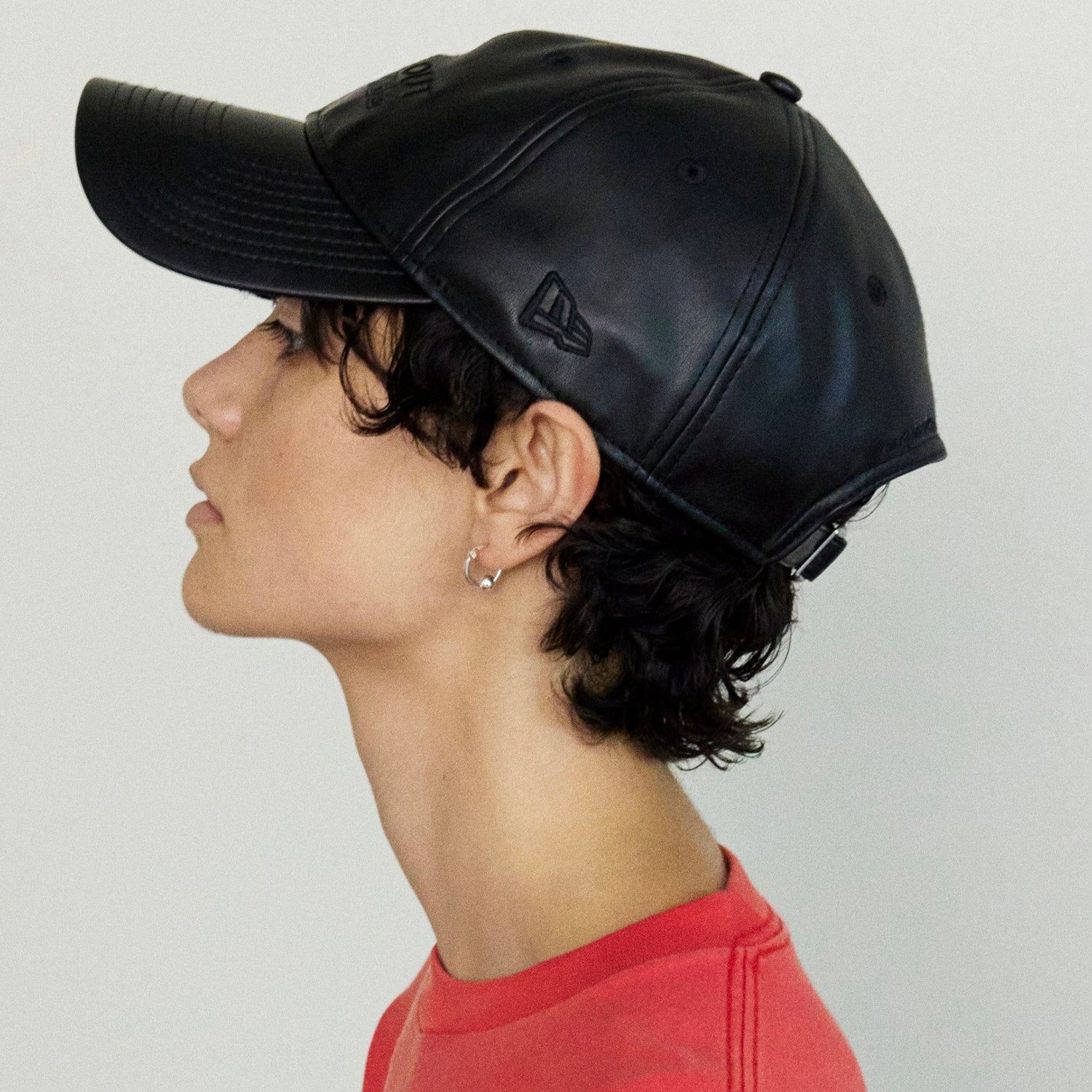【再販売通知受付可能】Prize Out Logo Vegan Leather Cap