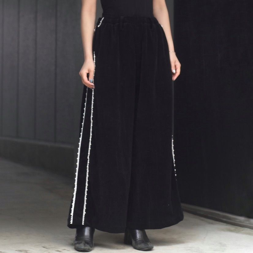 【残り一点】Pearl Piping Velours Track Trousers
