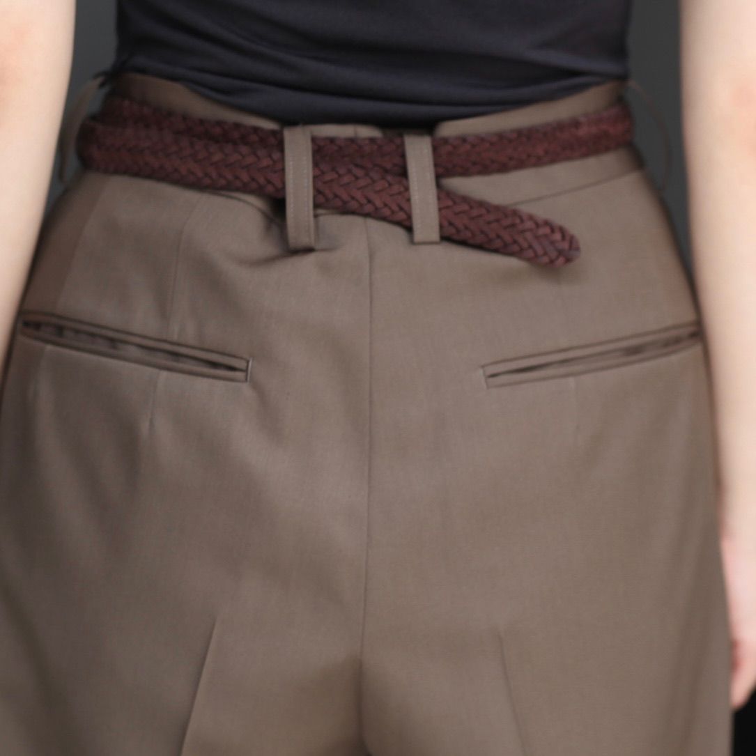 【残りわずか】Extra Wide Trousers(2/90 WOOL GABARDINE)