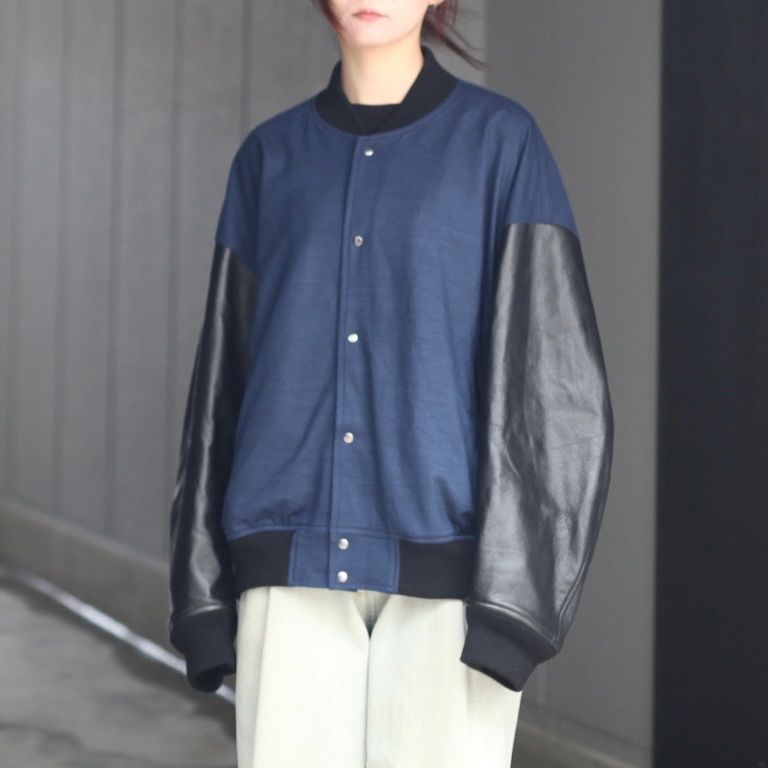 【残り一点】36G Cashmere Wool Leather Blouson