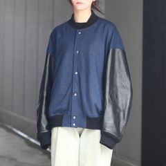 【残り一点】36G Cashmere Wool Leather Blouson