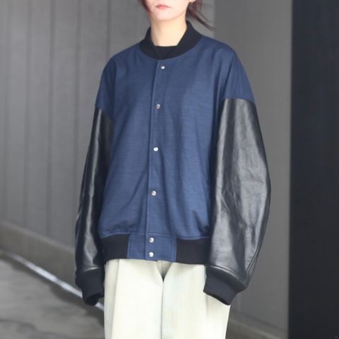 【残り一点】36G Cashmere Wool Leather Blouson