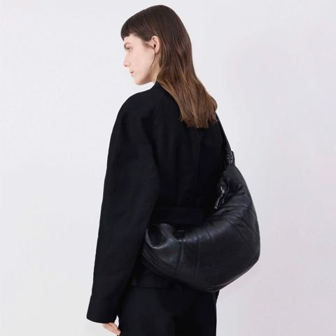 【再販売通知受付可能】Large Croissant Bag(NAPPA LEATHER)