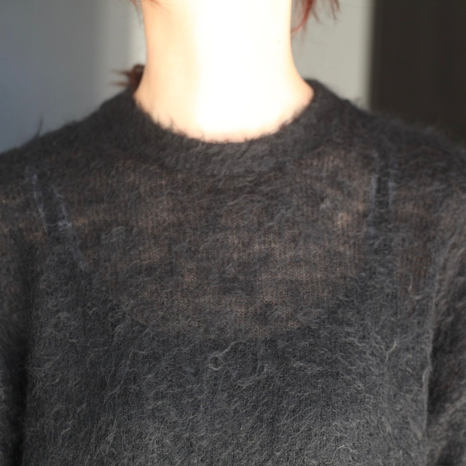 【残り一点】Super Kid Mohair Knit Crew Neck LS