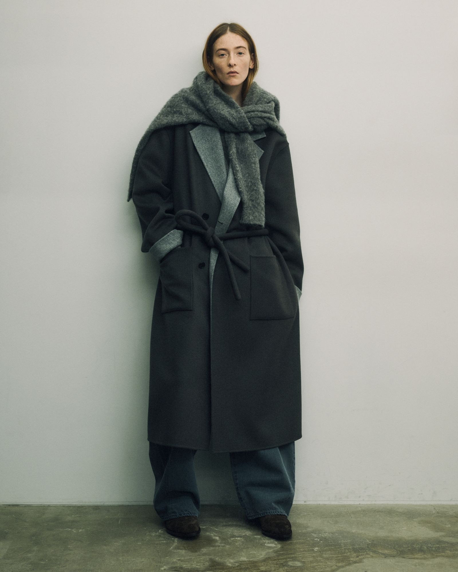 ssstein - 【残り一点】Wool/Cashmere Reversible Notch Lapel Coat ssstein - 【残り一点】Wool/Cashmere Reversible Notch Lapel Coat