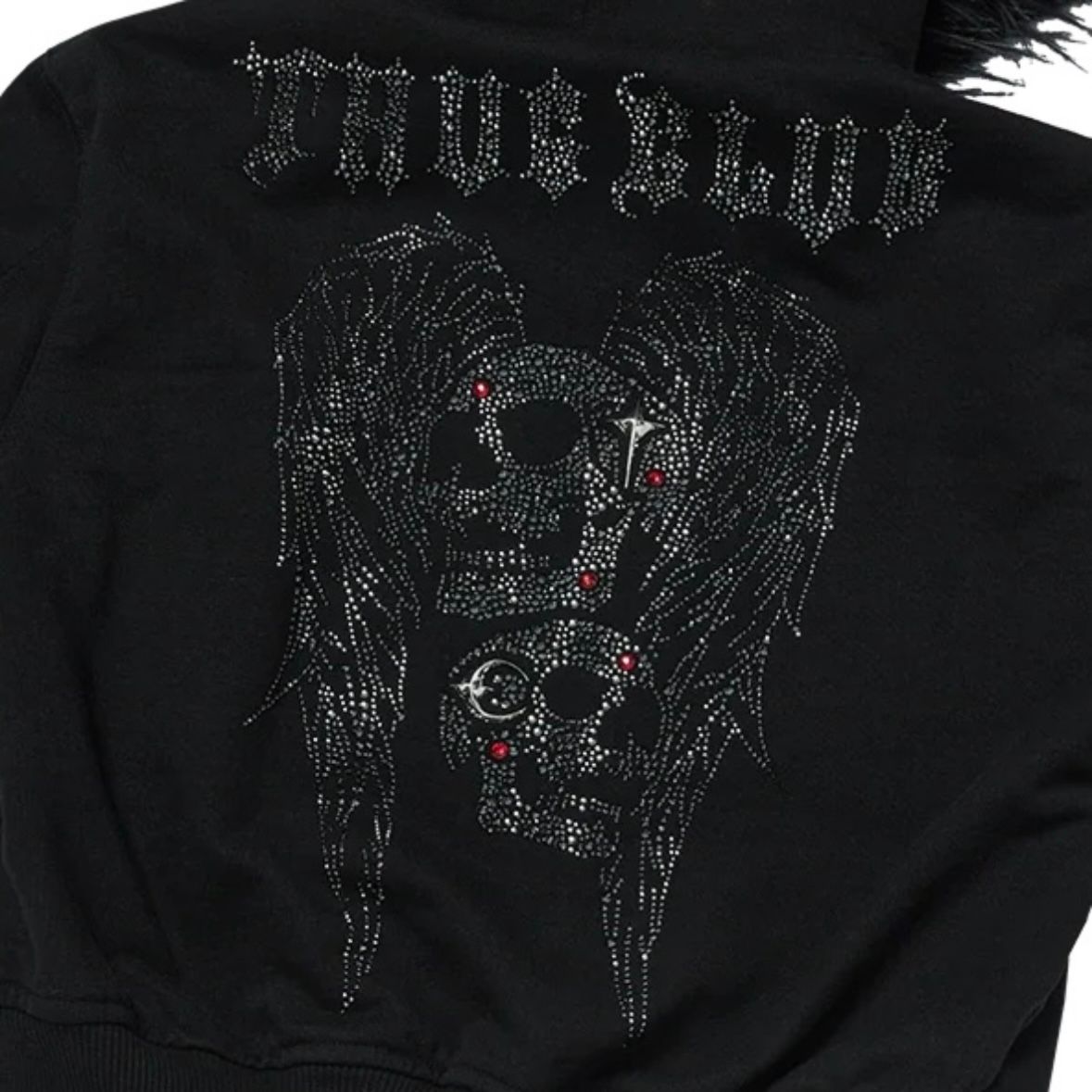 【残り一点】TC Angels Crystal Embellished Hooded Zip Up