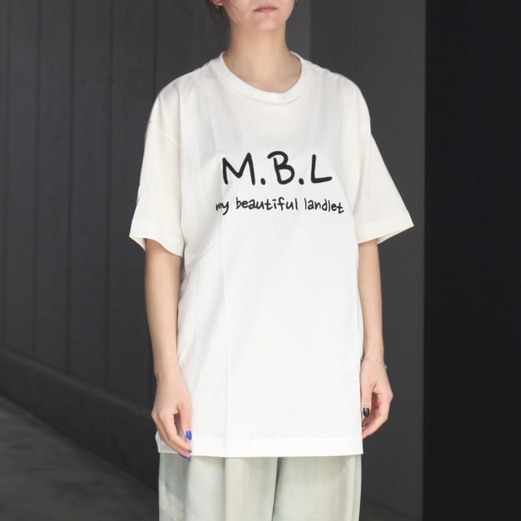 【残り一点】MBLロゴ刺繍Tee