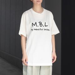 【残り一点】MBLロゴ刺繍Tee