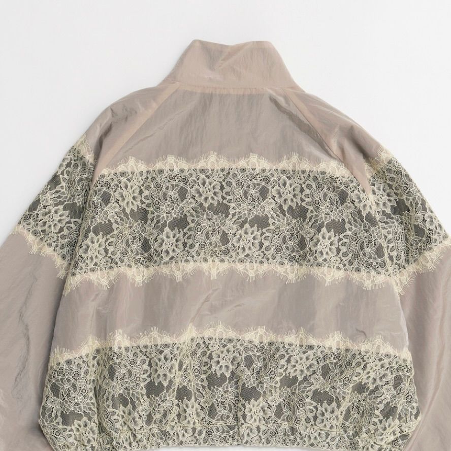 【残り一点】リバーシブルレースブルゾン