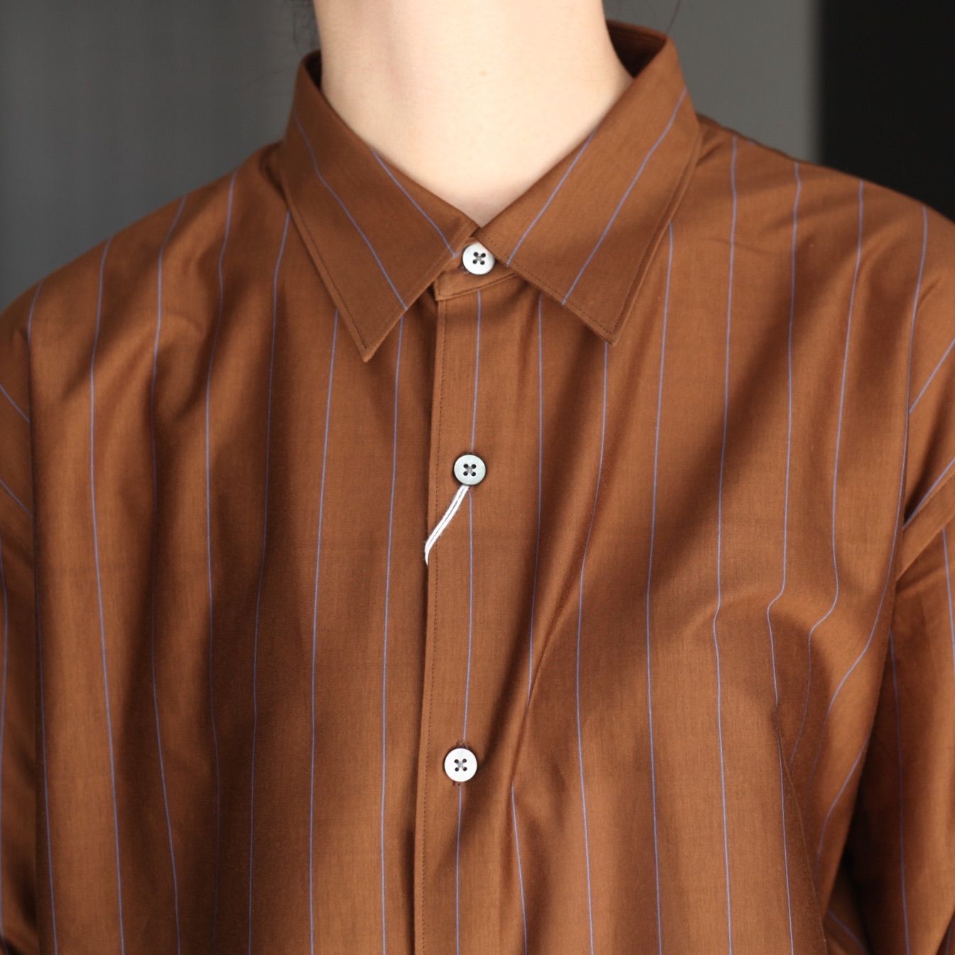 【残り一点】46G Stripe Modest Shirt