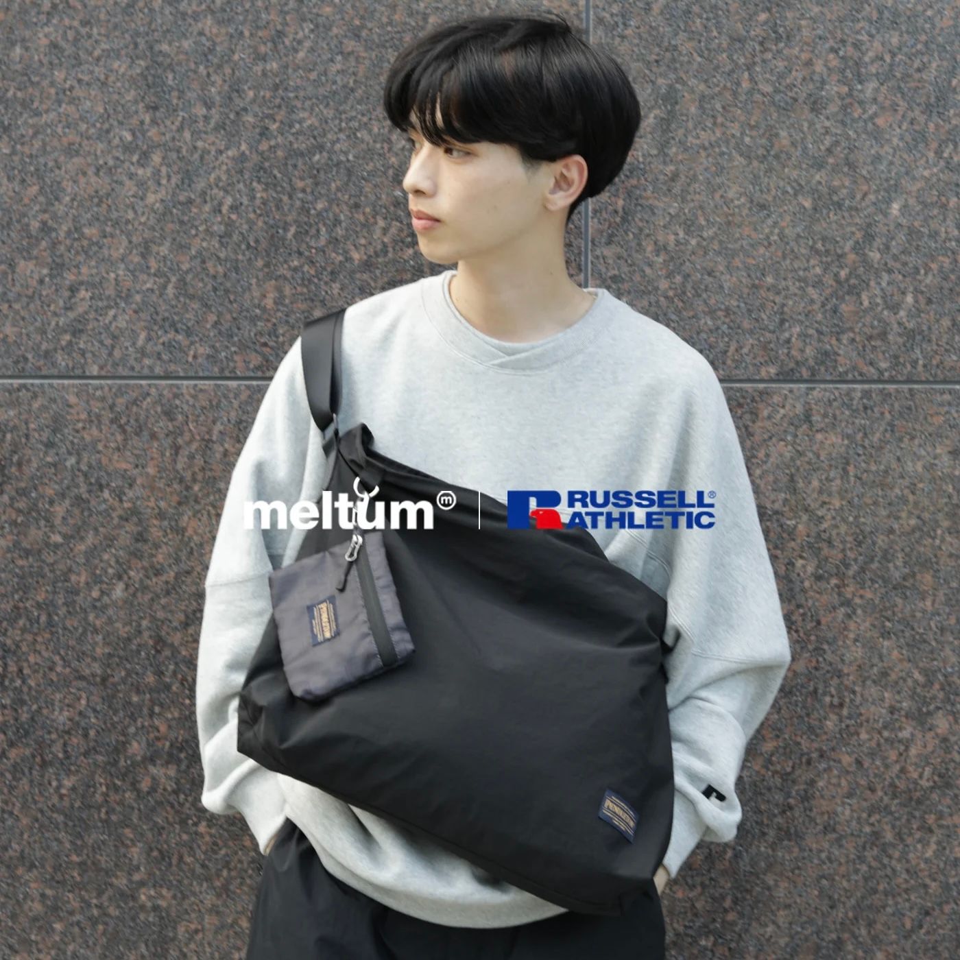 【残り一点】Cap Shoulder Sweat Shirt