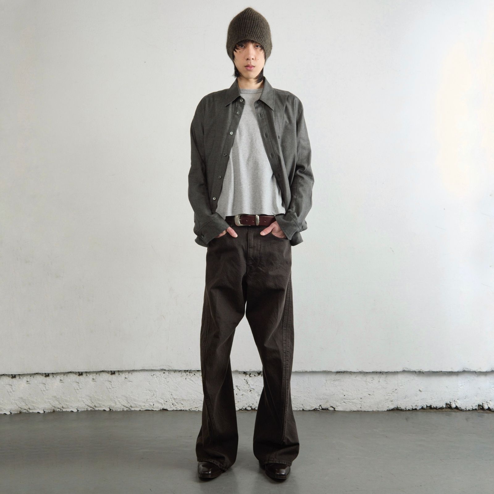 【残り一点】Plaid Long Sleeve Shirt