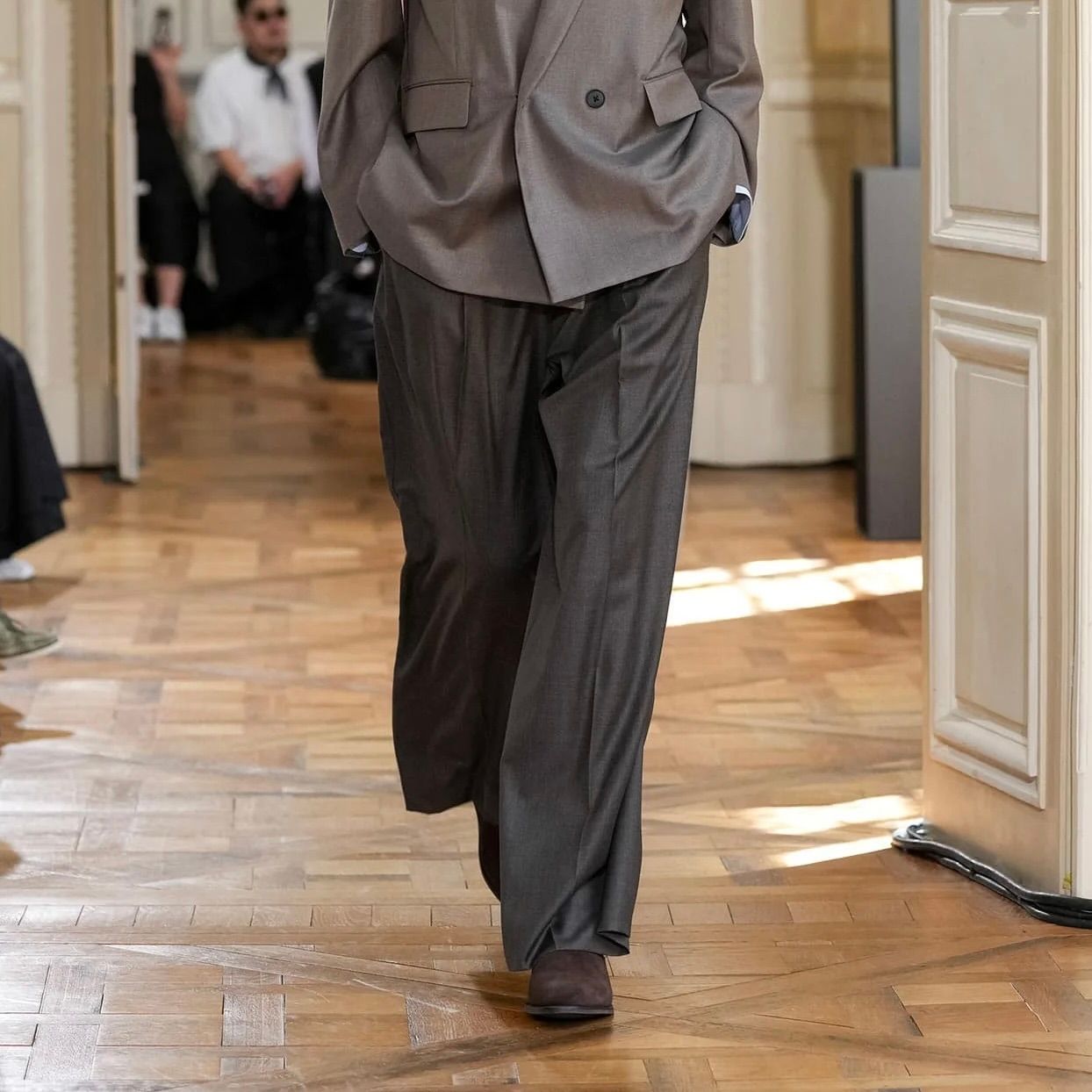 【残り一点】Extra Fine Wool Extra Wide Trousers