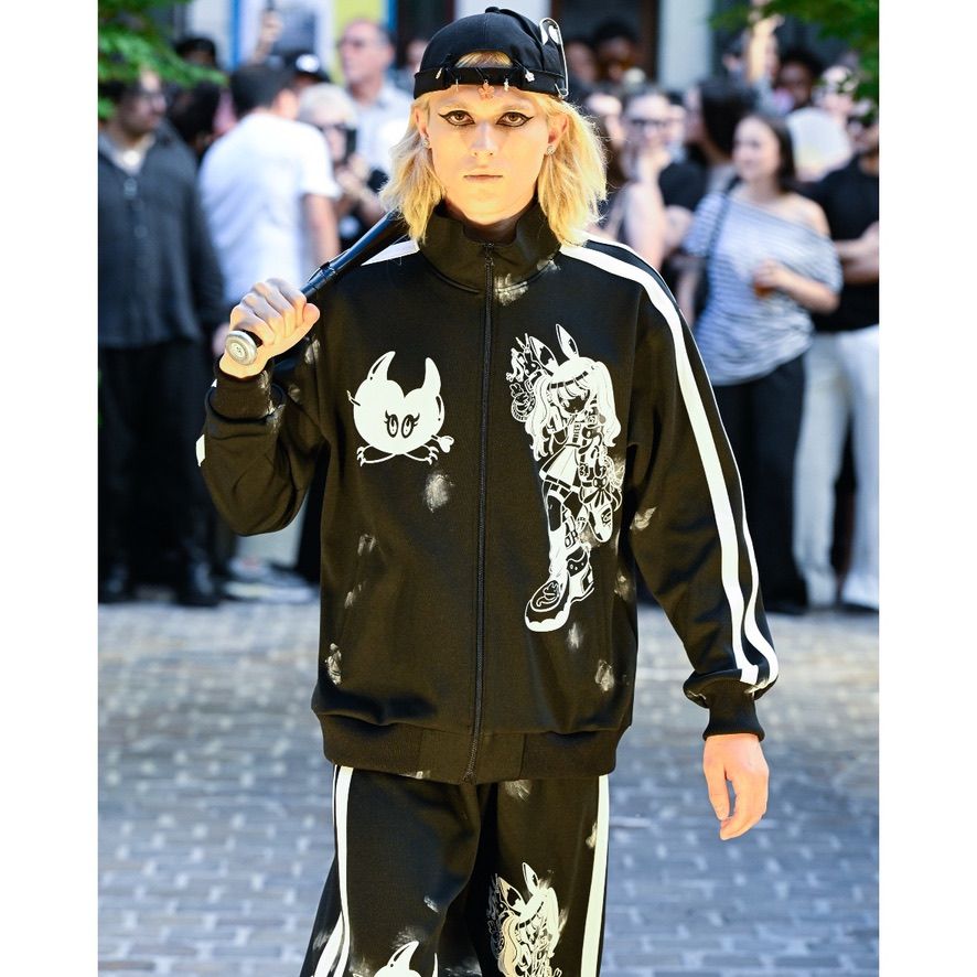 【残り一点】Cyber Punk Track Top Stain Processed