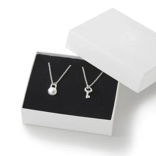 【お取り寄せ注文可能】Crockery Lock Pendant 2Pcs Set