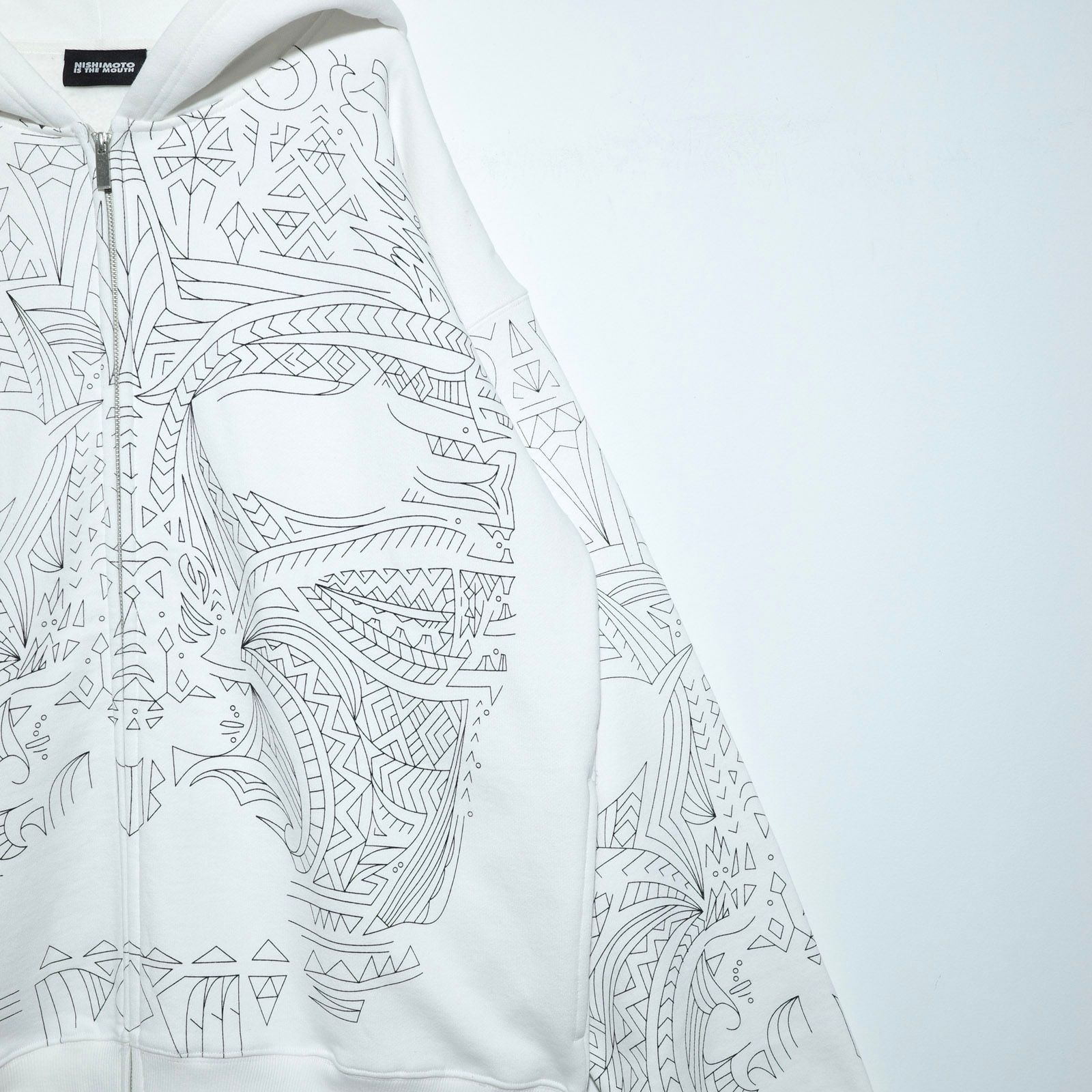 【残り一点】Face Zip Sweat Hoodie