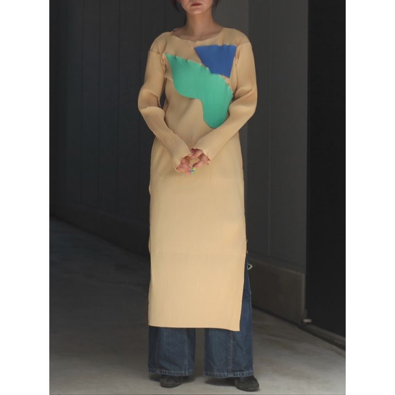 kotohayokozawa - 【残り一点】Todo Wave Long-Sleeve Dress | ACRMTSM 