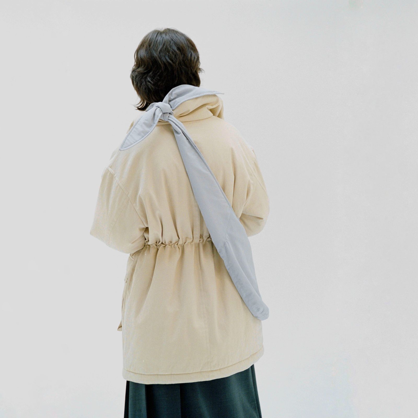 【残り一点】Knotted Nylon Shoulder Bag