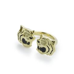【お取り寄せ注文可能】Twin Tiger Ring(GOLD)