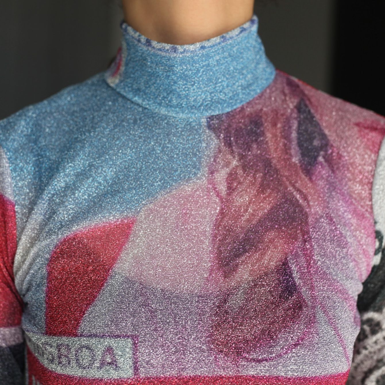 【残り一点】Graphic Glitter Tops