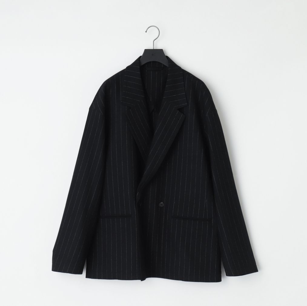 【残り一点】36G Wool Stripe Double Jacket