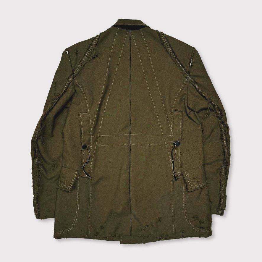 【残り一点】Slash Seam Hunting Tailored Jacket With Damaged(70'S VINTAGE FRENCH ARMY)