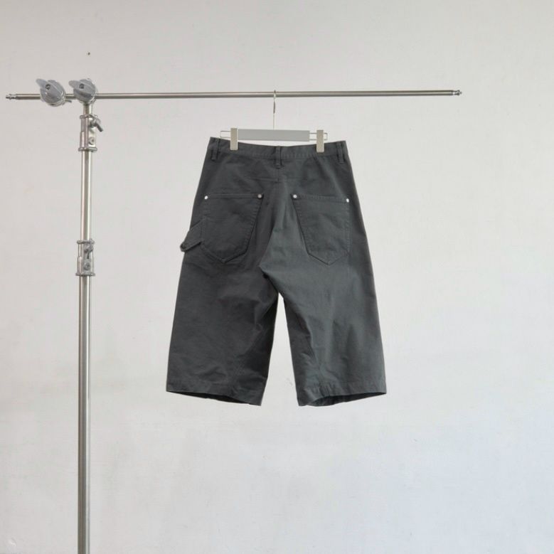 【残り一点】Curved Leg Double Knee Work Short Pants