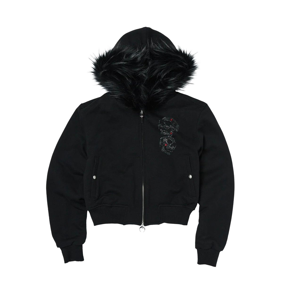 【残り一点】TC Angels Crystal Embellished Hooded Zip Up