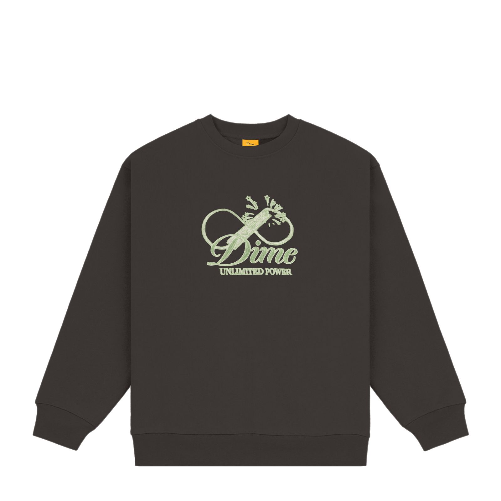 【Dime】New Cursive Power Crewneck(送料無料） Dime - 【残りわずか】Cursive Zip Hoodie | ACRMTSM ONLINE STORE