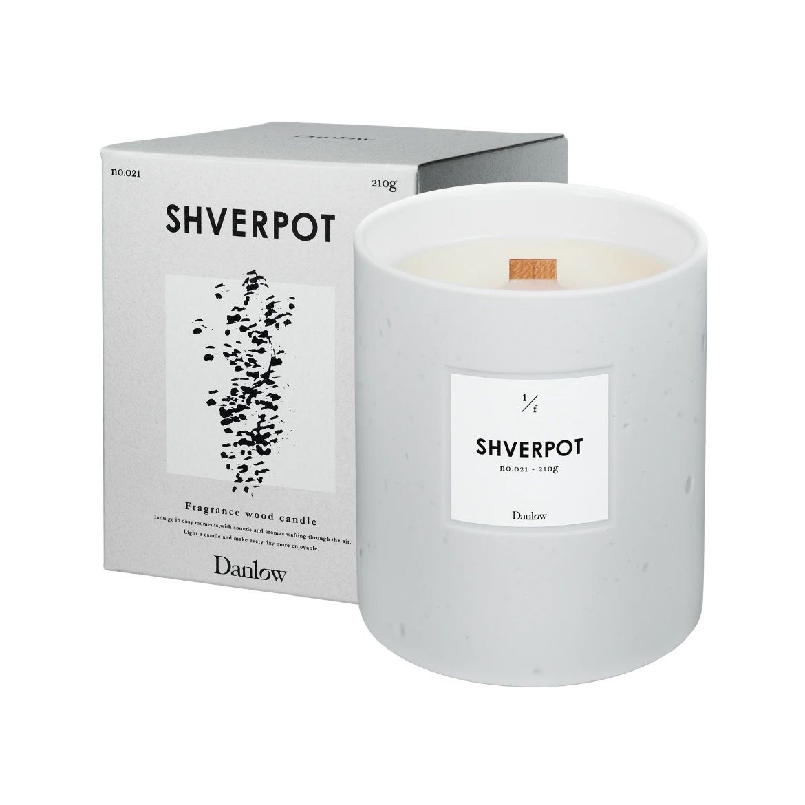 【残りわずか】Fragrance Wood Candle(SHVERPOT)