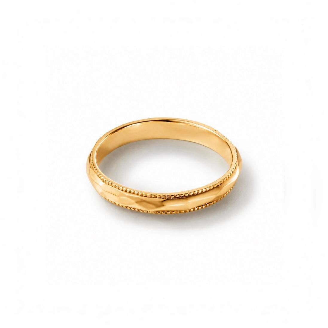 【お取り寄せ注文可能】Grain Crack Ring(K18 YELLOW GOLD)