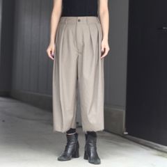 【残り一点】ウォッシャブルツイルワイドパンツ