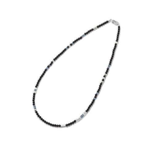 【お取り寄せ注文可能】Mix Beads Necklace(BLACK)