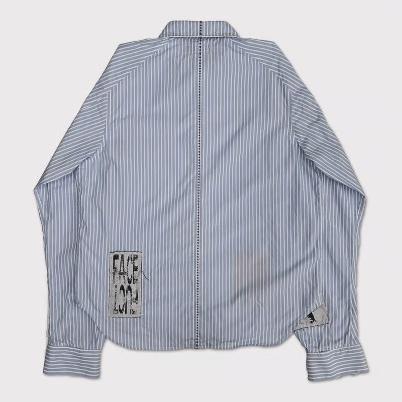 【残り一点】Bootleg Stripe Shirts With Patched(MIN)