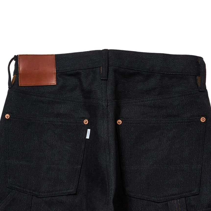 【残り一点】Twisted Heather Denim Pants Double Knee