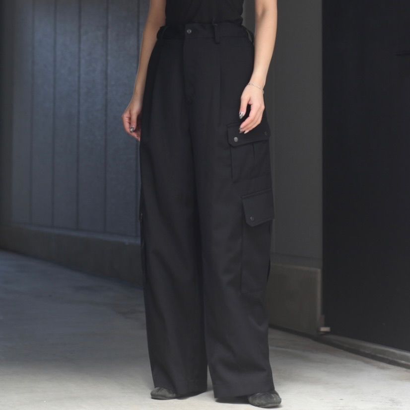 ssstein - 【残りわずか】Cargo Pocket Wide Easy Trousers