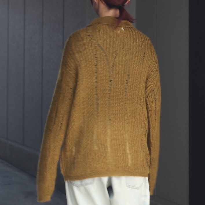【残り一点】Silk Mohair Skipper Sweater