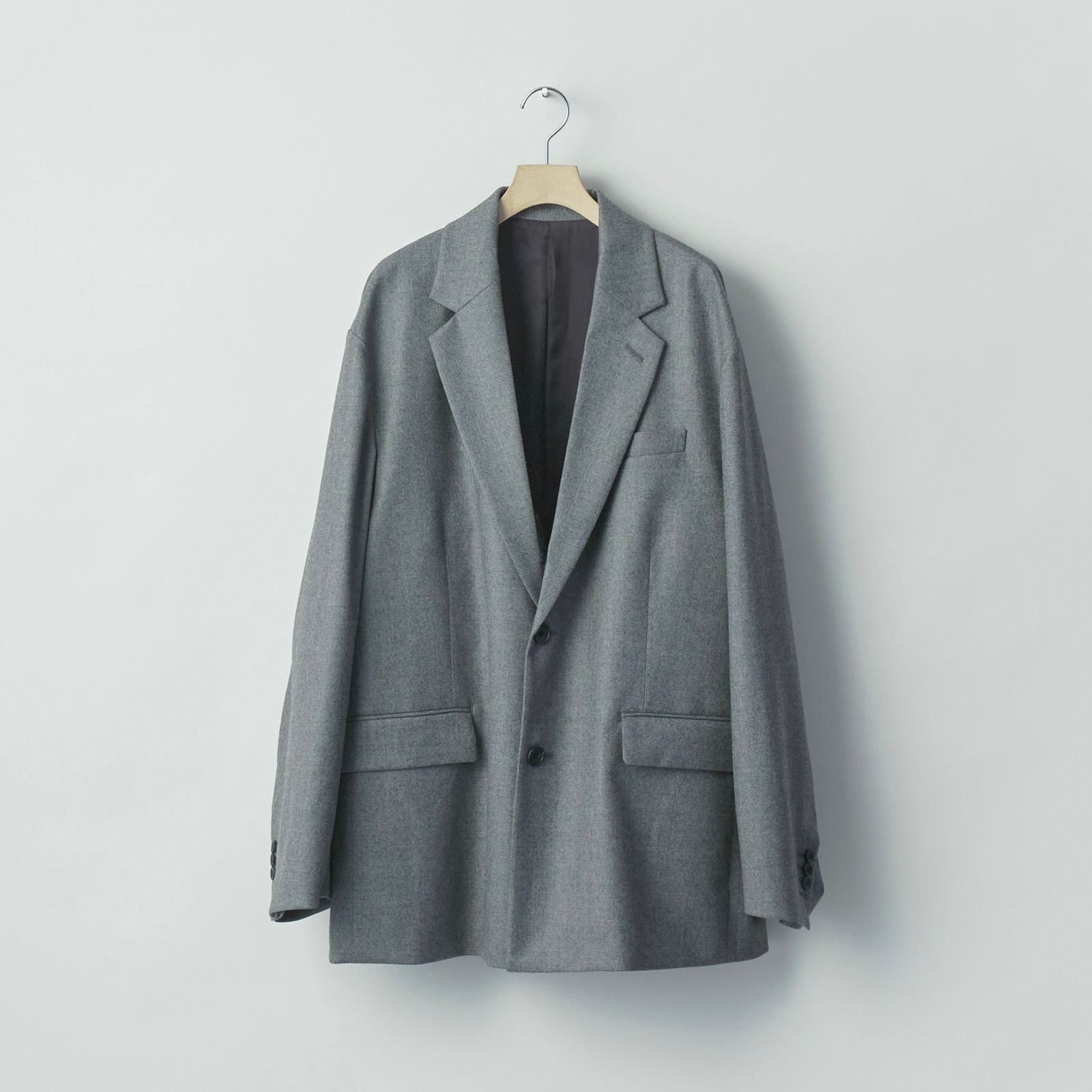 【残り一点】Wool Flannel Oversized Single Breasted Jacket