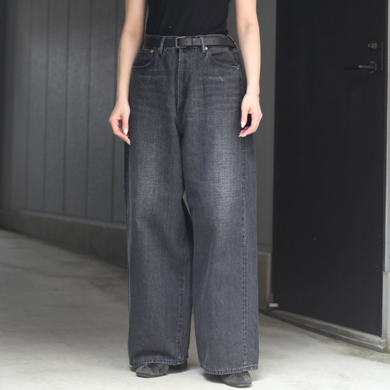 【残り一点】5pocket Baggy Pants(USED FADE)