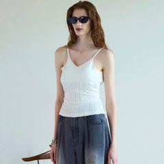 【残り一点】Cup In Jersey Lace Camisole