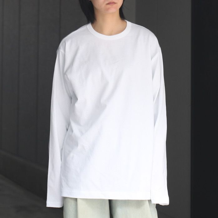 ATON - 【残り一点】Dry Cotton Jersey Long Sleeve T-shirt