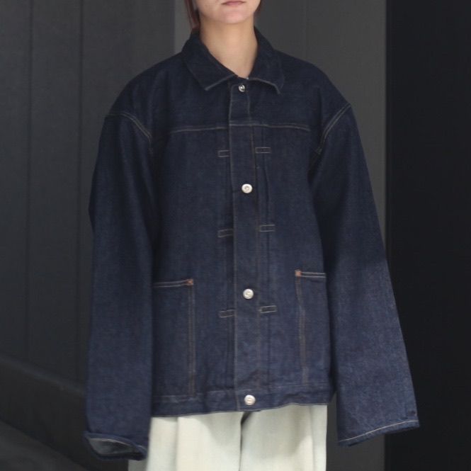 【残り一点】Pleats Jacket(ONE WASH)