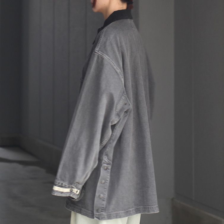 【残り一点】Vintaged Denim Coverall Half Coat